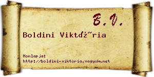Boldini Viktória névjegykártya